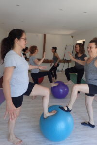 Swiss ball en stage Pilates - Isère Grenoble